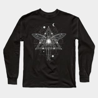 Geometric astral trip Design Long Sleeve T-Shirt
